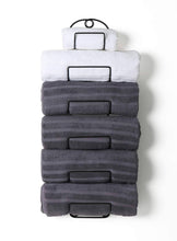 Load image into Gallery viewer, Soduku Towel Rack Wall Mounted Metal Wine Rack Towel Shelf for Bathroom