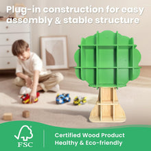 Load image into Gallery viewer, Kids Bookshelf - 5 Tier Kids Bookcase, Green Bookshelf for Children and Toddlers, Wooden Bookshelf for Classroom, Playroom, Bedroom, Nursery