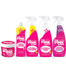 Load image into Gallery viewer, Stardrops - The Pink Stuff - The Miracle Cleaning Paste, Multi-Purpose Spray, Bathroom Foam Spray, Window &amp; Glass Cleaner, and C