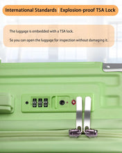 Load image into Gallery viewer, 20 in Carry on Luggage with Cup Holder &amp; USB Port, Airline Approved TSA - Locked Luggage, Lightweight PC Material Travel Suitcase