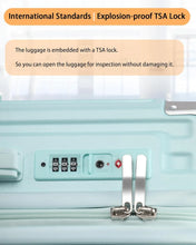Load image into Gallery viewer, 20 in Carry on Luggage with Cup Holder &amp; USB Port, Airline Approved TSA - Locked Luggage, Lightweight PC Material Travel Suitcase