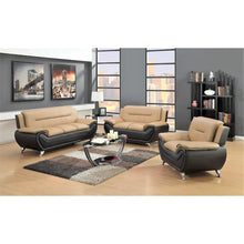 Load image into Gallery viewer, 3 Piece Living Room Sofa Set with Upholstered Seating and Modern Design