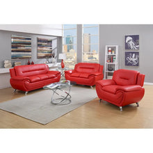 Load image into Gallery viewer, 3 Piece Living Room Sofa Set with Upholstered Seating and Modern Design