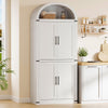 Garvee Arched Storage Cabinet, 71.6