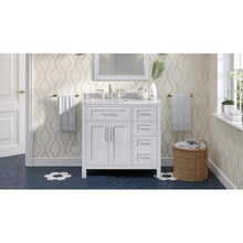Load image into Gallery viewer, Riverdale 36 in. Single Sink Dove Gray Bath Vanity with White Engineered Marble Top (Assembled)