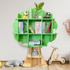 Kids Bookshelf - 5 Tier Kids Bookcase, Green Bookshelf for Children and Toddlers, Wooden Bookshelf for Classroom, Playroom, Bedroom, Nursery